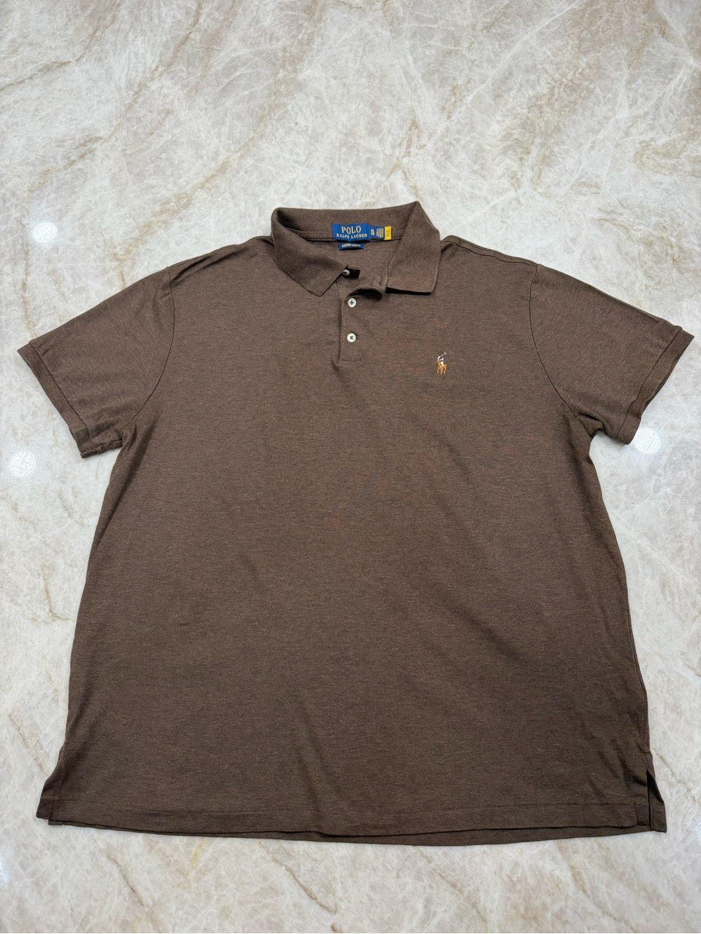 Polo by Ralph Lauren Brown Classic Fit Polo Shirt